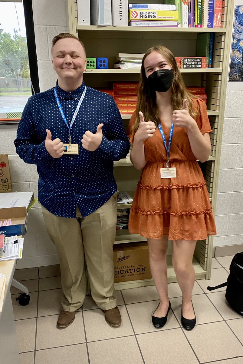 Seth and Eliza started internship today!