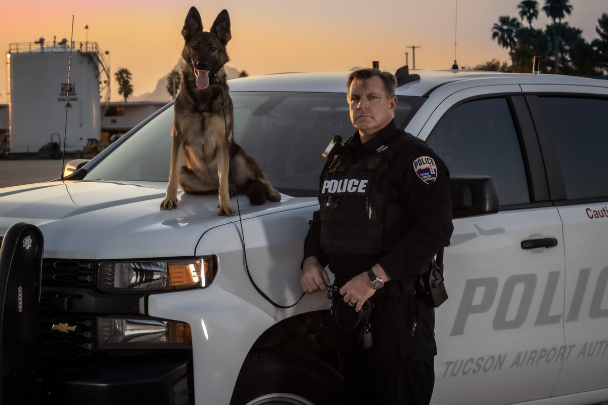 TAA_Police's tweet photo. GUESS WHO’S BIRTHDAY? 🐾 🎉 🐕 
One of our Explosives Detection Canines turned 4 yrs old today!

If you’re @TucsonAirport anytime soon, be sure to wish K9 Yewa a HAPPY BIRTHDAY! She works hard keeping Tucson travelers safe!

We’re lucky to have you &amp; your partner Ofc Beyer. https://t.co/2mKn1c2dgl