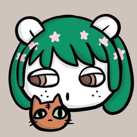 46NFT's tweet photo. @IMOKO5555 さんに描いてもらいました♡

テンちゃんの目が🤣 https://t.co/U0Qq9LZamL