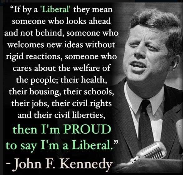 I am a proud liberal!