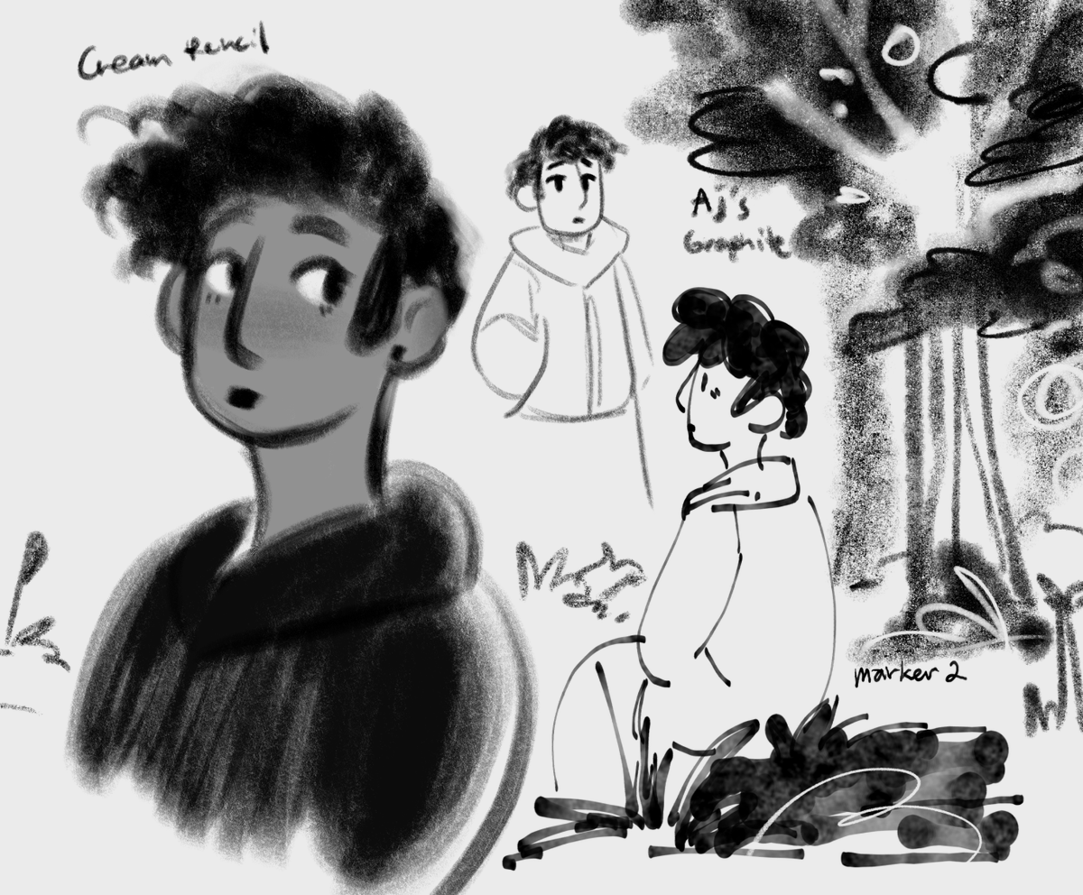 just a WEEK left to grab my comic for @SBComicsFair! So here are some emmychance concept/test doodles from february. trying out brushes~ https://t.co/bmrC4pCCAt 