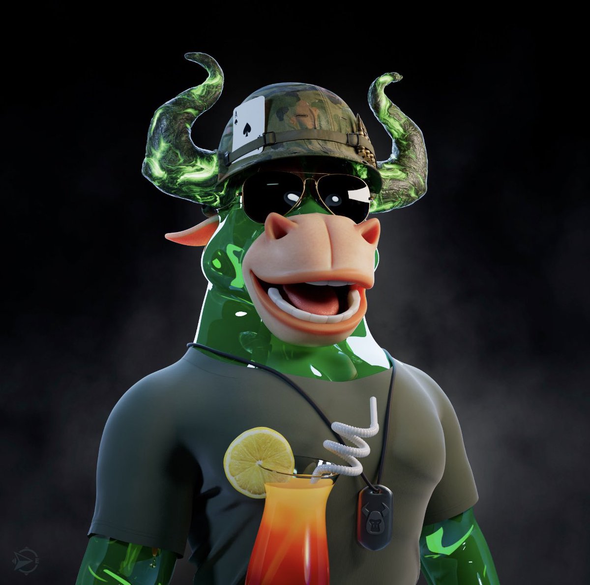 Alert 🚨🚨🚨the <a href="/AcesofBAP/">BAP Poker Bulls</a> have an Exciting Announcement!  The Group Has Voted!  If you Own a BAP with an Ace Army Hat like this…You are IN the Poker Crew! <a href="/BullsApesProj/">Bulls and Apes Project</a>