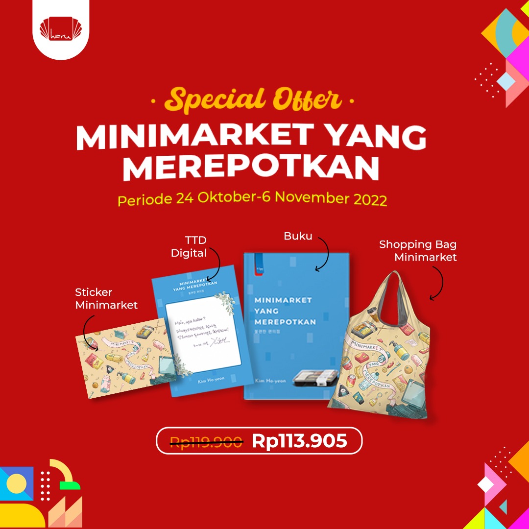 Dibuka pre Order Minimarket yang Merepotkan karya Kim Ho Yeon.
shopee: shopee.co.id/product/297266…
tokped; tokopedia.com/batjaboekoe/po…