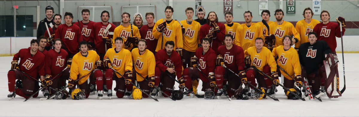 Exciting week as it’s finally game week! But we need to mention last  weekend we had our first ever Maroon vs Gold game. Maroon took the victory 6-2 over Gold. Led by Sophomore #29 Isaac Chapman with 3 goals and assist. Great effort from both teams. #WillytheRef