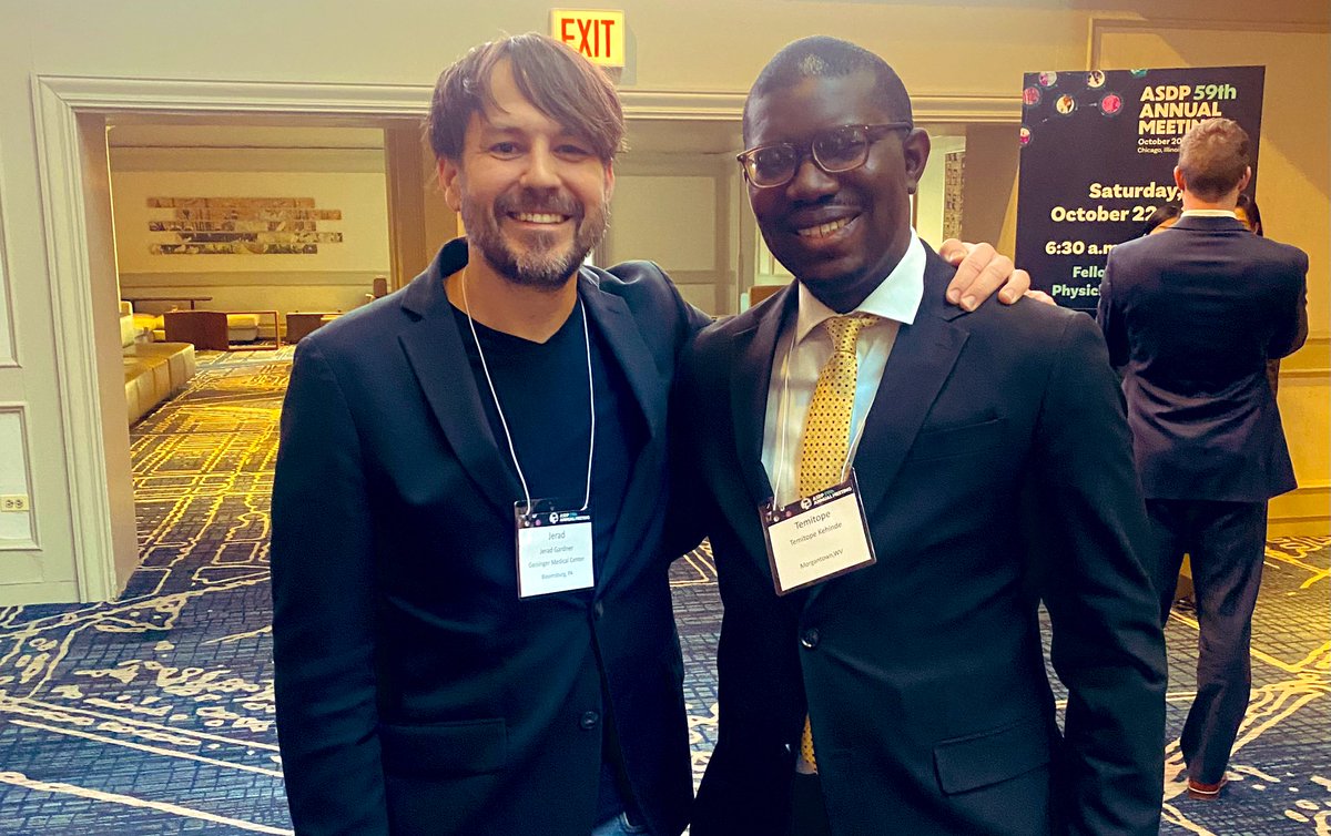 Edkhine's tweet photo. It was a great experience at the just concluded ASDP conference. There was some huge highlights, such as meeting the phenomenal @JMGardnerMD and many other luminaries. 
#ASDPTweets #pathology #pathTwitter #dermpath #dermatology #dermatologia #dermtwitter #asdp22 https://t.co/IWgrp6fDzi