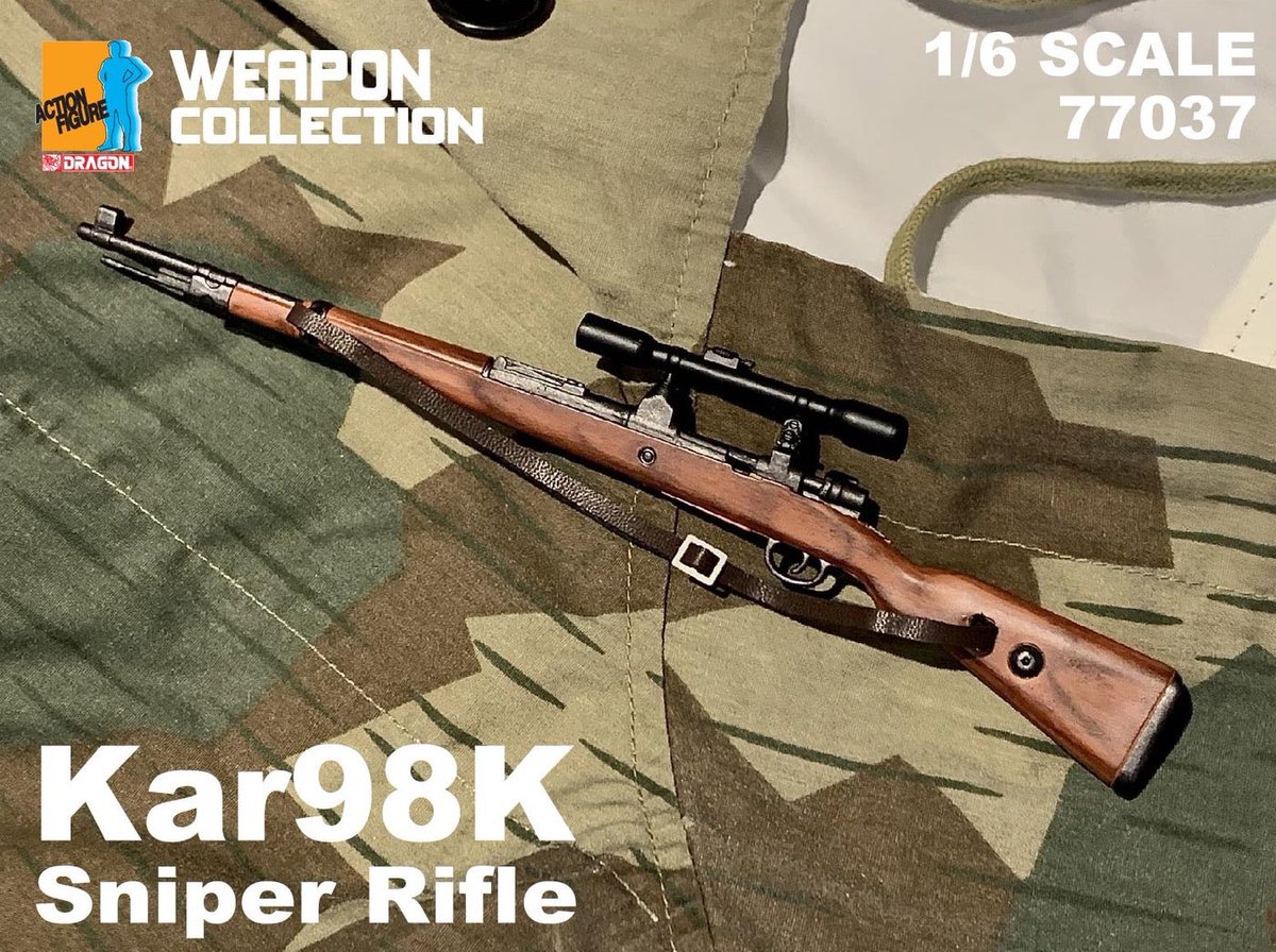 DragonModels's tweet photo. New Product Release!
#77037 - 1/6 Weapon Collection - Kar98K Sniper Rifle
Box size: 230 x 56 x 32mm
Features:
- Authentic paint job
- Highly detailed parts
- Adjustable gun sling
Available this month!
Shop: https://t.co/Pp5KodSEol
#weaponcollection #dragonmodels #weapon https://t.co/3KiQ2vRKlD