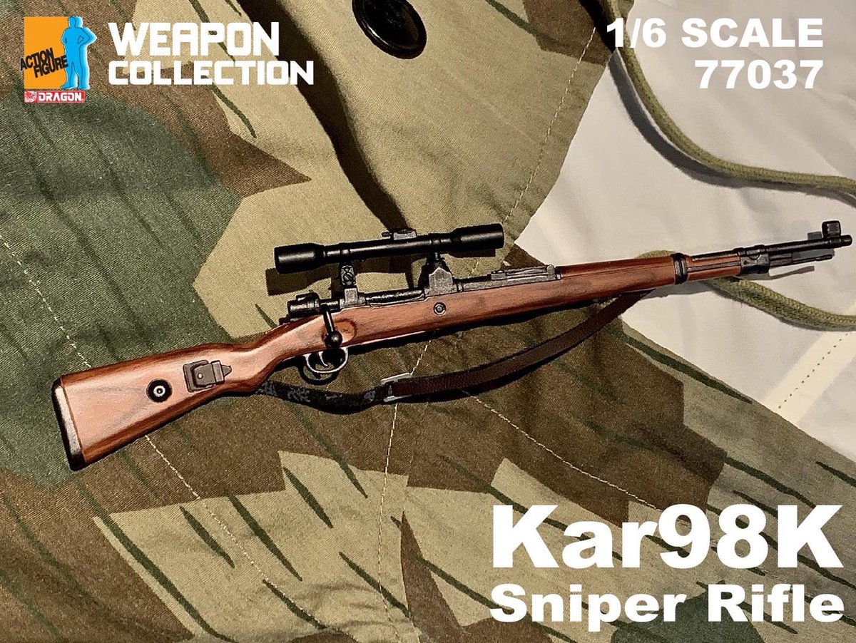 DragonModels's tweet photo. New Product Release!
#77037 - 1/6 Weapon Collection - Kar98K Sniper Rifle
Box size: 230 x 56 x 32mm
Features:
- Authentic paint job
- Highly detailed parts
- Adjustable gun sling
Available this month!
Shop: https://t.co/Pp5KodSEol
#weaponcollection #dragonmodels #weapon https://t.co/3KiQ2vRKlD