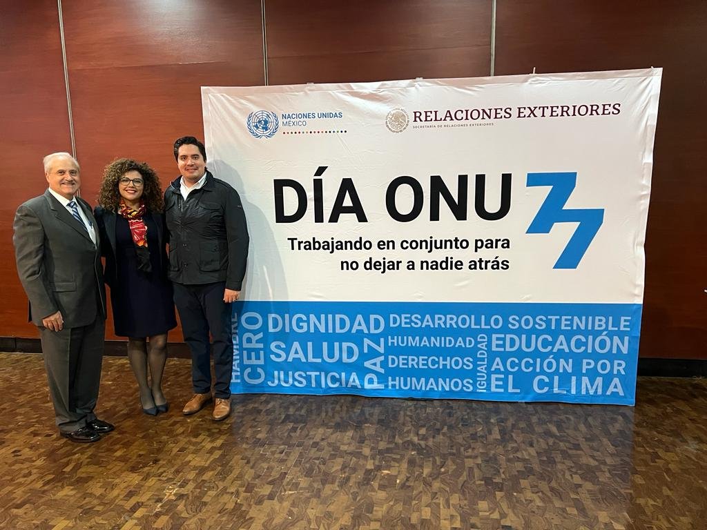 En la conmemoración del Día de las #NacionesUnidas, el Subsrio. de Relaciones, <a href="/LeopoldoVillas5/">Leopoldo Villaseñor</a> y René @DelCas_Aceves, Pdte. del <a href="/INCTM_MX/">Instituto de Innovación e Investigación (INCTM)</a>, acudieron a la <a href="/ONUMX/">ONU México</a> para fortalecer lazos entre esta importante organización internacional y nuestra Confederación.

¡Unidad y Trabajo!