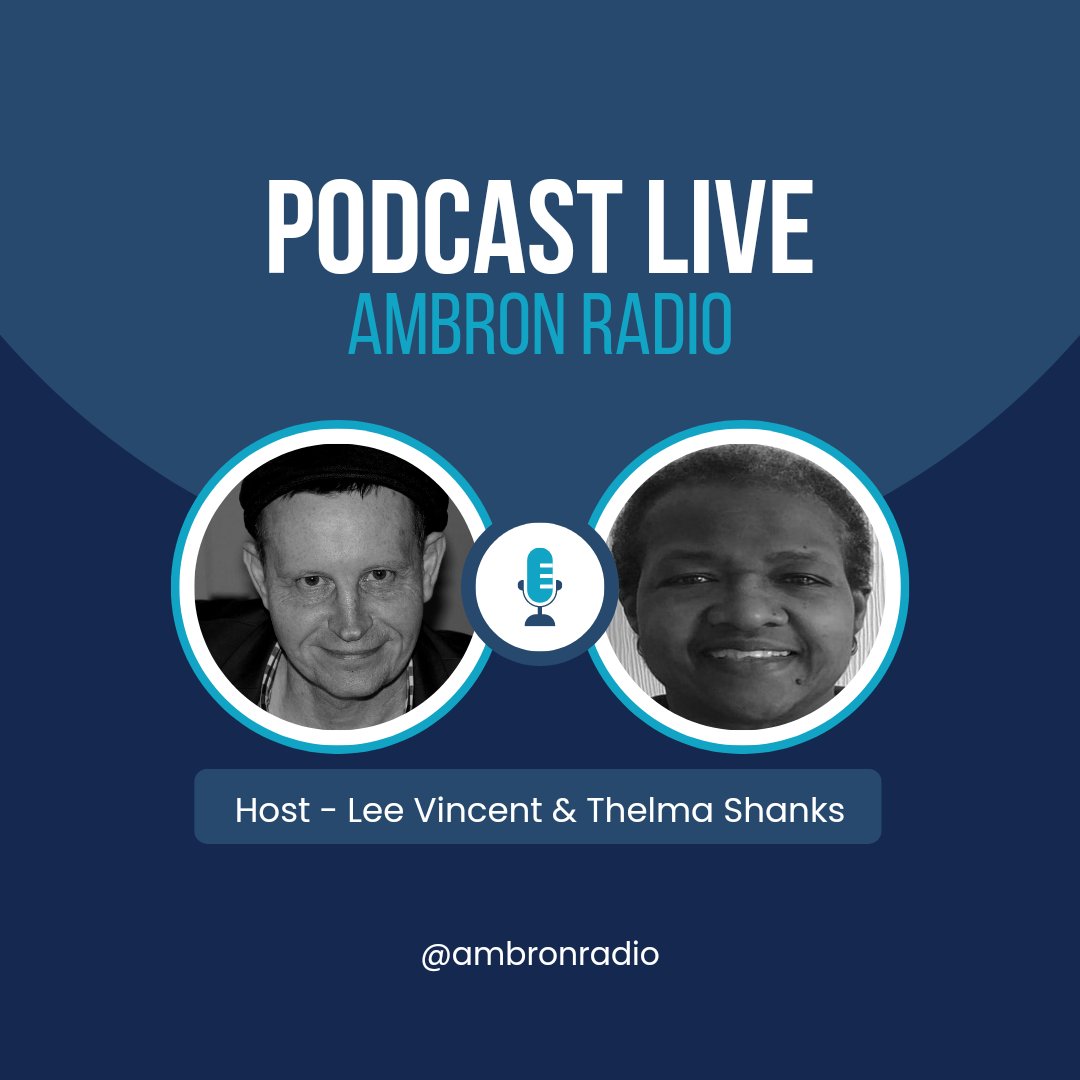 AmbronRadio's tweet photo. Broadcasting Ambron Radio
Join Us ! With our Host, Lee Vincent & Thelma Shanks
#ambronradio #broadcating #itsallaboutyou https://t.co/5Z3QPCvMSW