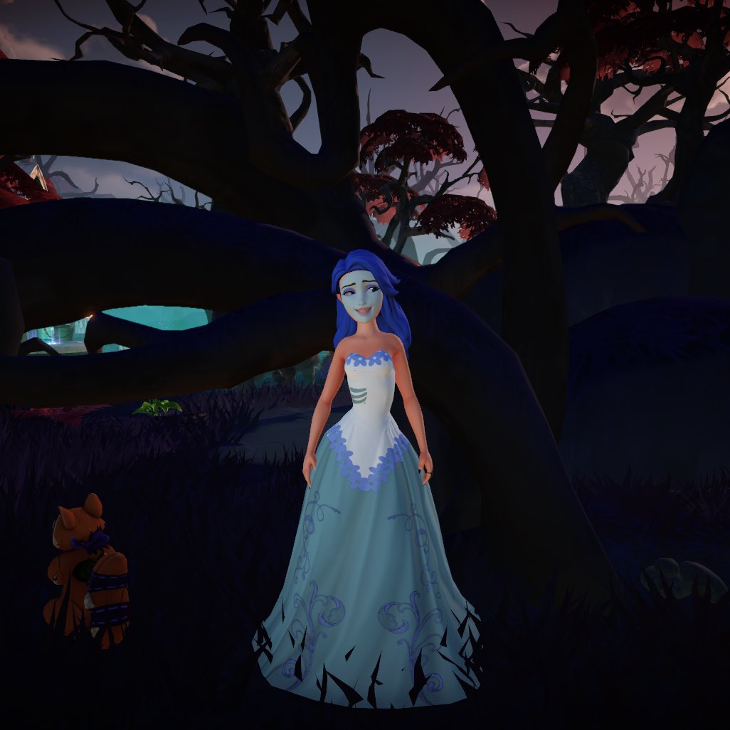 AphyZeith's tweet image. “I spent so long in darkness…I’d almost forgotten how beautiful the moonlight is.”
#corpsebride #dreamlightvalley @DisneyDLV 

#DisneyDreamlightValley #DreamlightDressUp