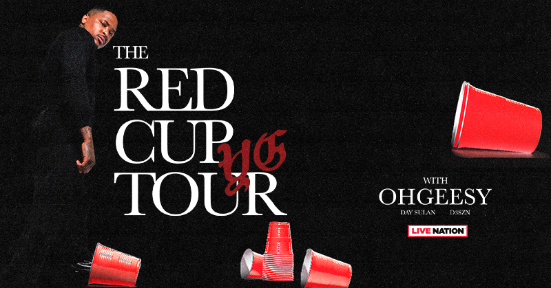 Pour up and pull up! @yg is heading out on the #TheRedCupTour with special guests @OHGEESY, @Kalanfrfr, @daysulan and @de3szn. Tickets go on sale this Friday at 10am local right here livemu.sc/3SyCDvA