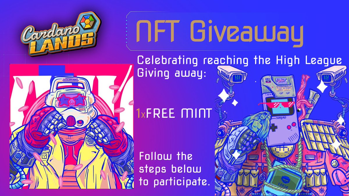 onchainkingdoms's tweet photo. #Giveaway KWIC x Cardano Lands🎊

We have teamed up with our friends at @KeyboardWIC to celebrate being in the high leagues pre-mint!

🏆1 x FREE KWIC mint

Rules:
1️⃣Like, RT &amp; tag 3 friends
2️⃣Follow @KeyboardWIC &amp; @cardanolands
3️⃣Join https://t.co/InqNhXOPcM
⏰48hs

#CNFT #NFT https://t.co/DB5J6RwBiJ