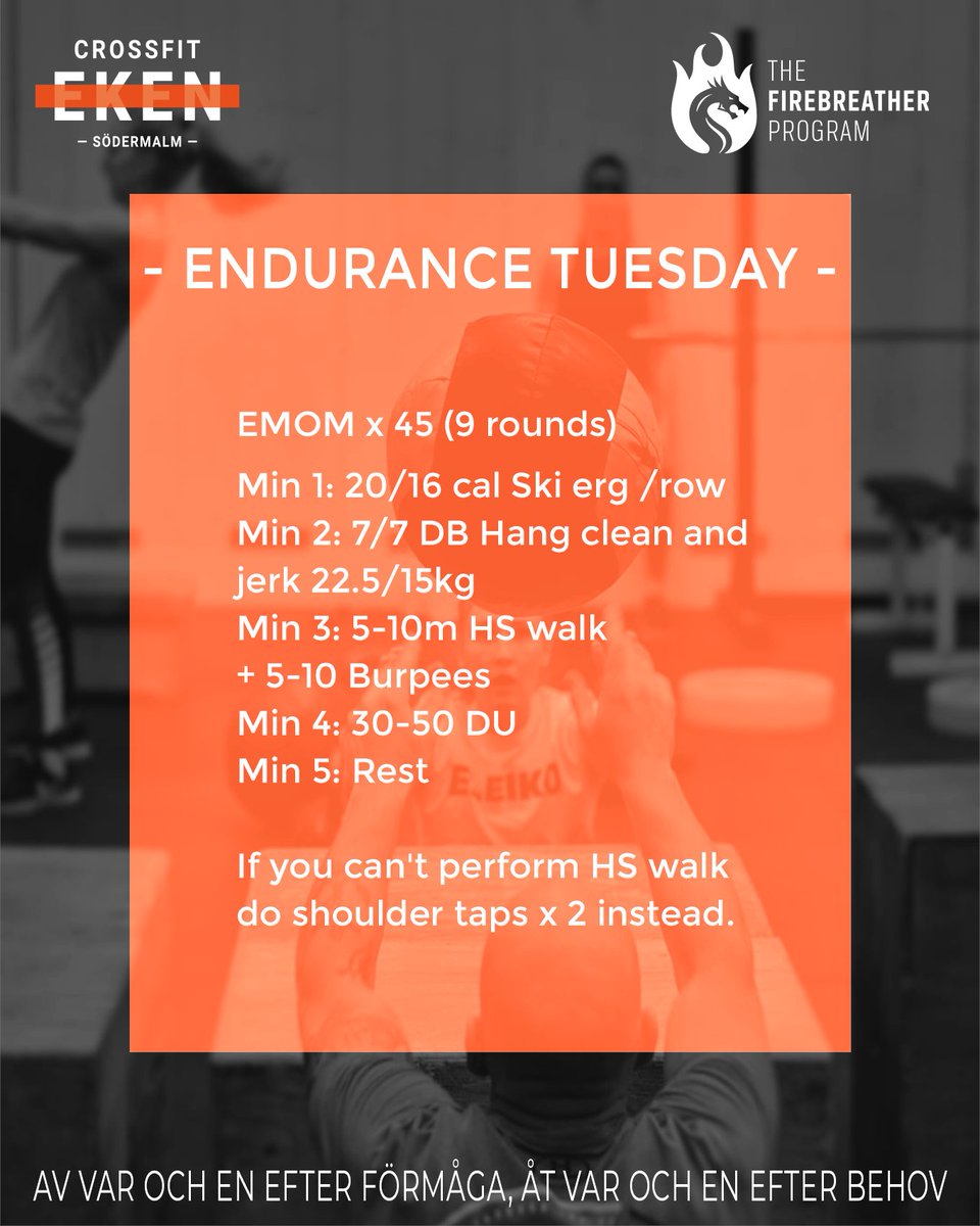 crossfiteken's tweet photo. 🔥 WORKOUT OF THE DAY 🔥
.
.
#crossfit  #cfe #cfswe #träning #fitness #crossfiteken #liftheavy #tyngdlyftning #kettlebell #styrketräning #styrkelabbet #styrkebyrån #stockholm #metcon #fitnesslife #coach #snatch #crossfitter #crossfitlife #athlete #lifestyle #muscle #instagood https://t.co/y4UE8iMnCH