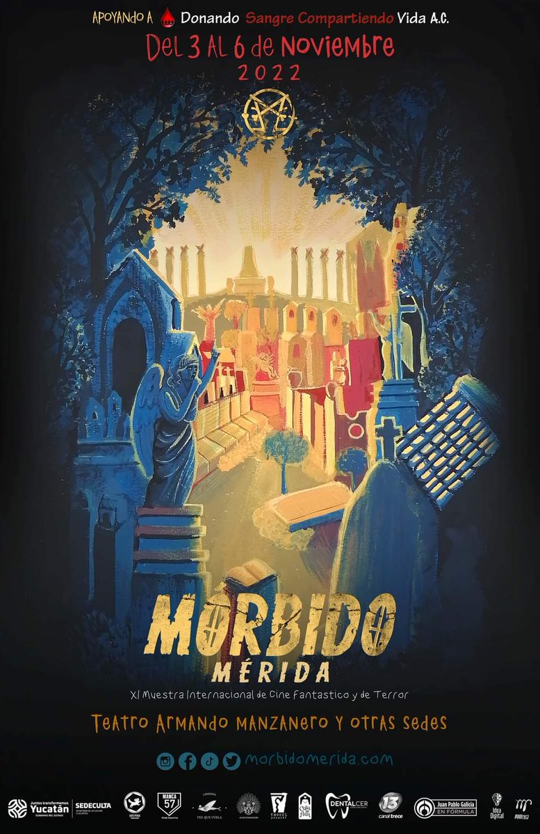 cinextesia1's tweet photo. Poster del festival @morbido_merida https://t.co/hcWm2Xw2mp