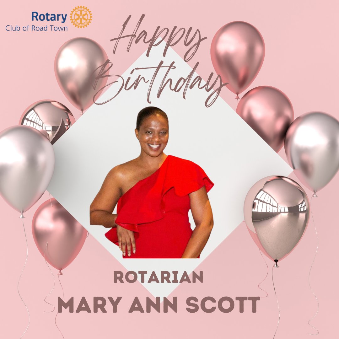 rotaryroadtown's tweet photo. Your life is just about to pick up speed and blast off into the stratosphere. Wear a seat belt and be sure to enjoy the journey. Happy Birthday Rotarian Mary Ann
#RotaryClubRoadTown #OctoberBirthdays #District7020 #EconomicandCommunityDevelopmentMonth #BirthdaysareBlessings https://t.co/UakKUM18l4