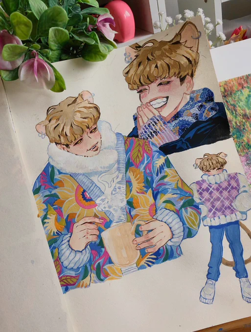 slowly filling this page with this cat and his fun outfits 