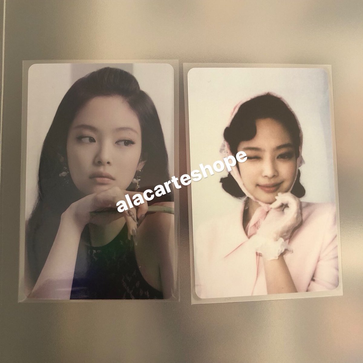 alacarteshope's tweet photo. [WTS 🇲🇾] Jennie random photocard set welcoming collection 2022

💰 RM25 set/nego**
✅ On hand
❌ Fussy buyer
💬 DM to purchase/more info
📬 Exc. postage fee

🏷️ official blackpink inclusion for sale #pasarblackpink #pasarblackpinkmy @pasarBLACKPINK https://t.co/1OuxWoa6Rc