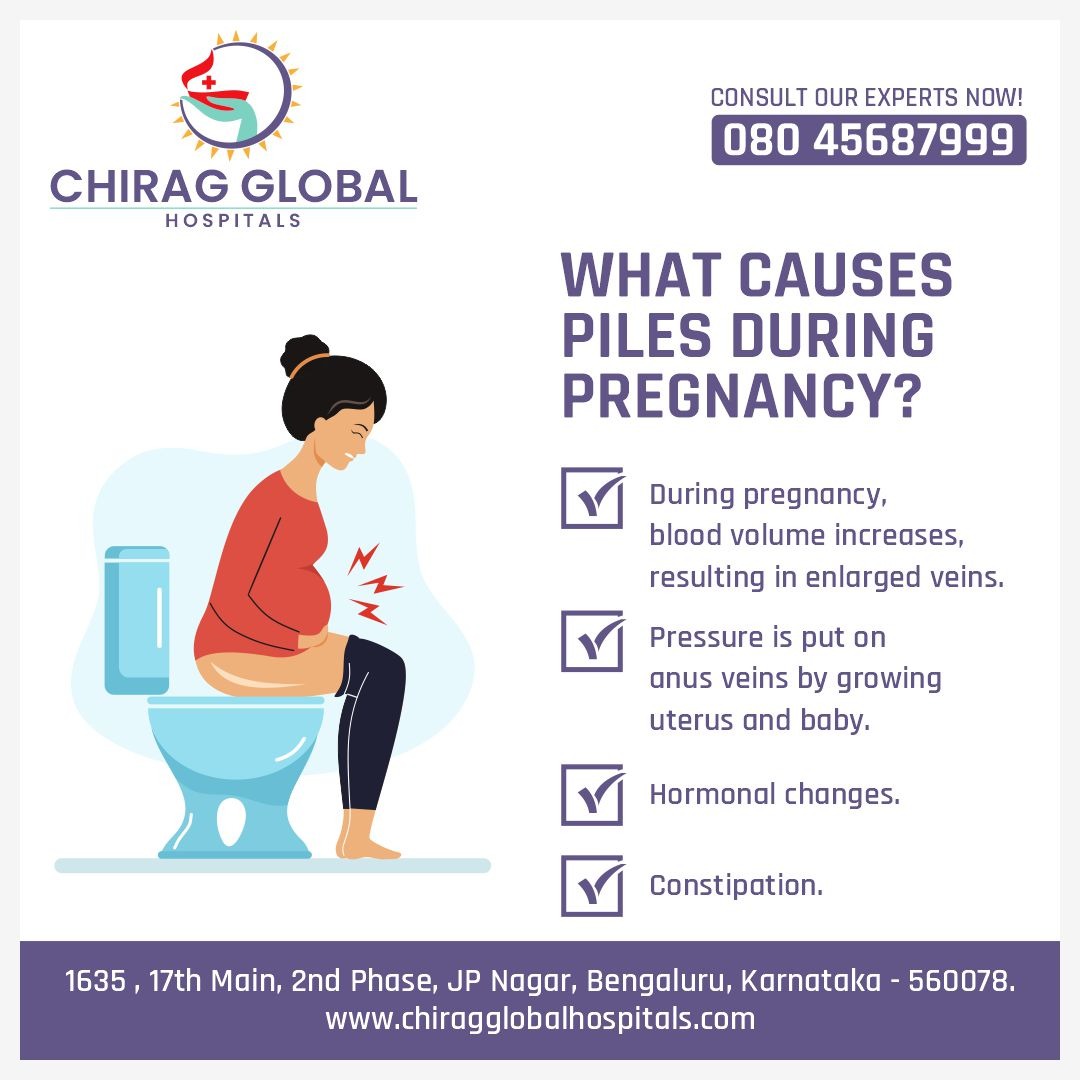HospitalChirag's tweet photo. What  causes piles during pregnancy?
👉🏻Book Appointment: 080 45687999
👉🏻Visitus:https://t.co/CAtb6y9Feb
#chirag  #constipation #pregnancy #hormonal #women #piles #pileshospital #laser #lasersurgery #pilesurgery #pileshospitalbangalore #lasertreatment #lasertreatmentforpiles https://t.co/oWxltsmi6r