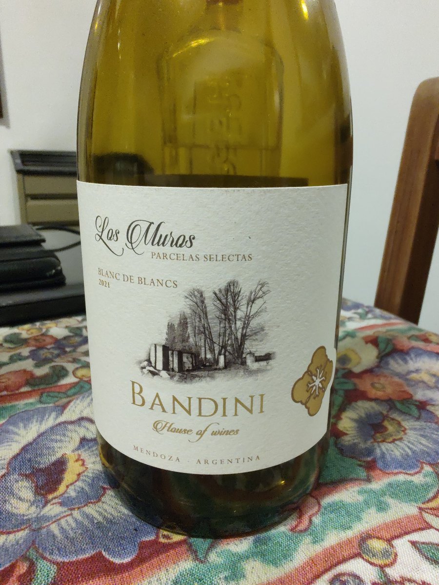 Muy rico blend de blancas: Ch/Vg/Gw/Sb por partes iguales. Fresco, con acidez medida y algo de barriquita FR que le da elegancia en boca, aunque con fluidez. No lo vi en góndola en MDQ. Pero va hermoso con nuestros pescaditos del día a día!