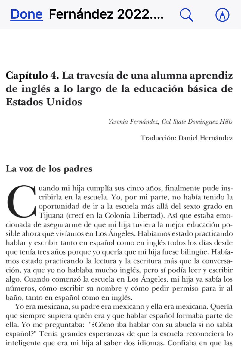 _yess321's tweet photo. my first publication in Spanish! it’s for a book for teachers in MX. i wrote about the experiences of English Learners in schools from the perspective of the parent (my mom), student (me) and the Director of EL programs (also me 😬) https://t.co/LvZ4AqzZML https://t.co/2YJmiuyNQT