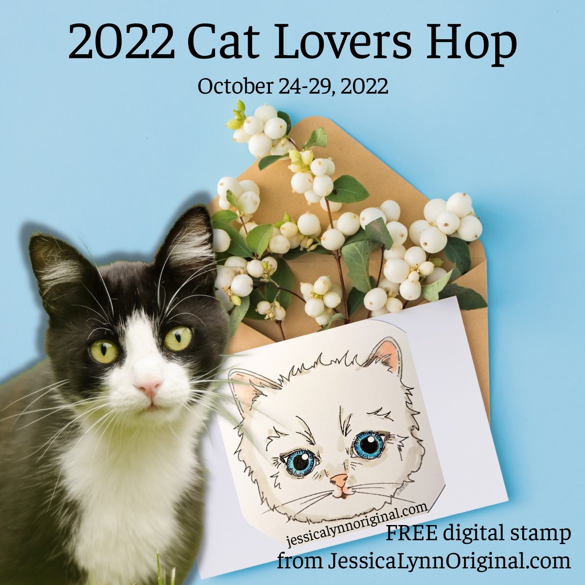 JLOStudios's tweet photo. Instant Download - 2022 Cat Lovers Blog Hop Digital JessicaLynnOriginal Digital Stamp Blue World https://t.co/FNlWzlmbod #CatStamps #Cardmaking #digitalstamps #Catimages #DigitalCats #jessicaLynnoriginal https://t.co/mqeSOLrp7x