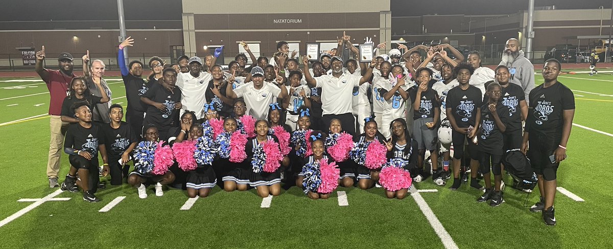 7th A & B Aldine isd 🏈 District Champs! 🧹 @AldineISD @drgoffney @lmamerson @JonesMS_AISD @NimitzFootball2 @AthleticsAisd @DeanColbert5 @AldineSports @Coach_Harmon @NimitzHS_AISD @Nimitz9Hoops @TigeeDwayne @1stToros @Laur3ntis