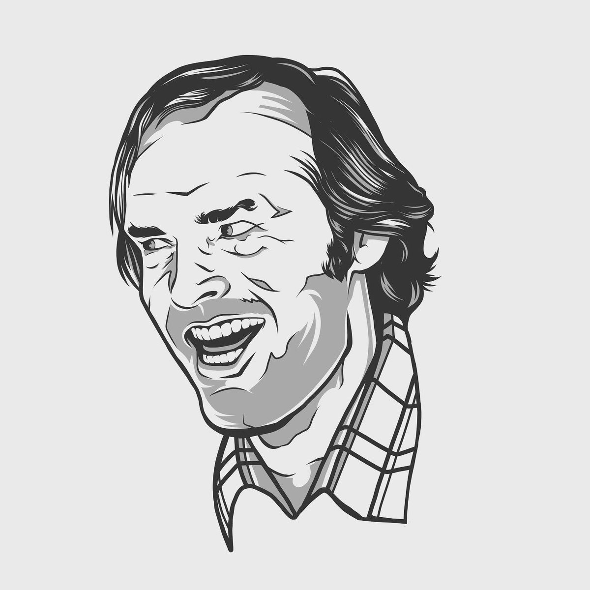 PaybackPenguin's tweet photo. “All work and no play makes Jack a dull boy.”
.
.
.
#theshiningmovie #bookstagram #dannytorrance #misery #jacknickolson #cinematography #scatmancrothers #scary #artist #vector #socialmedia #graphicart #sketch #smallbusiness #adobeillustrator #music #digitalillustration #vectorart https://t.co/MD4vDLn6NL