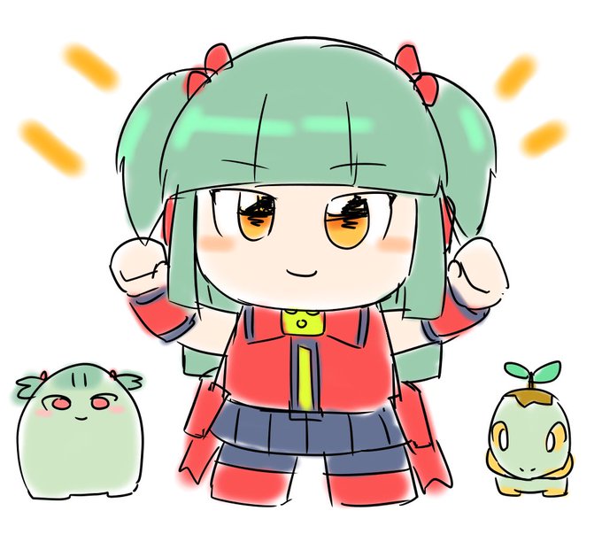 ブリダイとレジェアル始めるときに描いたちゅがちゅが🍎 