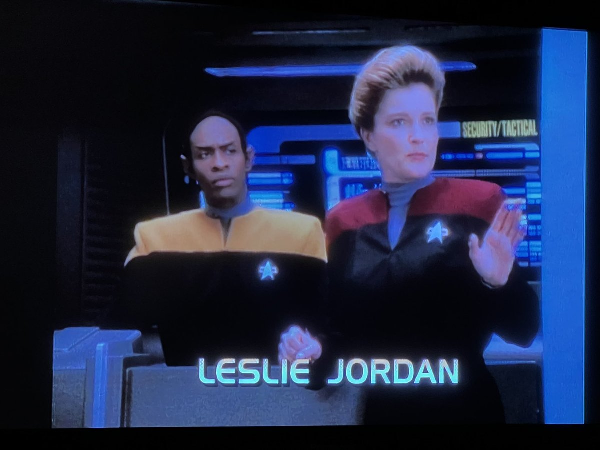 #LeslieJordon played a Ferengi in Season 3 of #StarTrekVoyager. What is remembered lives, and I will remember his sweet self so fondly.