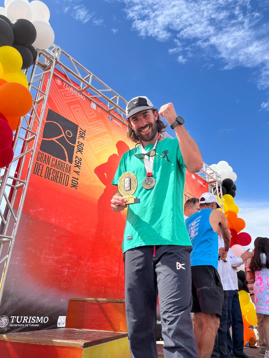 GarminMexico's tweet photo. 🏅 Lunes de #MedalMonday ¡Muchas felicidades! 🥇 Sofía Berwig y 🥇 Pablo Gil #75K Ambos primer lugar en su categoría en la Gran Carrera del Desierto. ¿Cuál ha sido tu distancia más larga? 

#GarminTiempoOficial 

#ultratrail #sonora

#Forerunner955Solar 
#ENDURO2 #GarminEnduro https://t.co/dYrYNk7Q4M