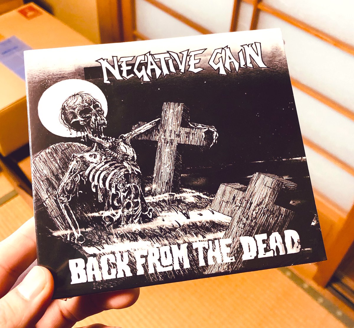 SHIMIZU_DRAGGER's tweet photo. NEGATIVE GAINの音源がCD化リイシューされていて驚いたのち、即買いw🎶
#NEGATIVEGAIN https://t.co/mrzYrSbTpw
