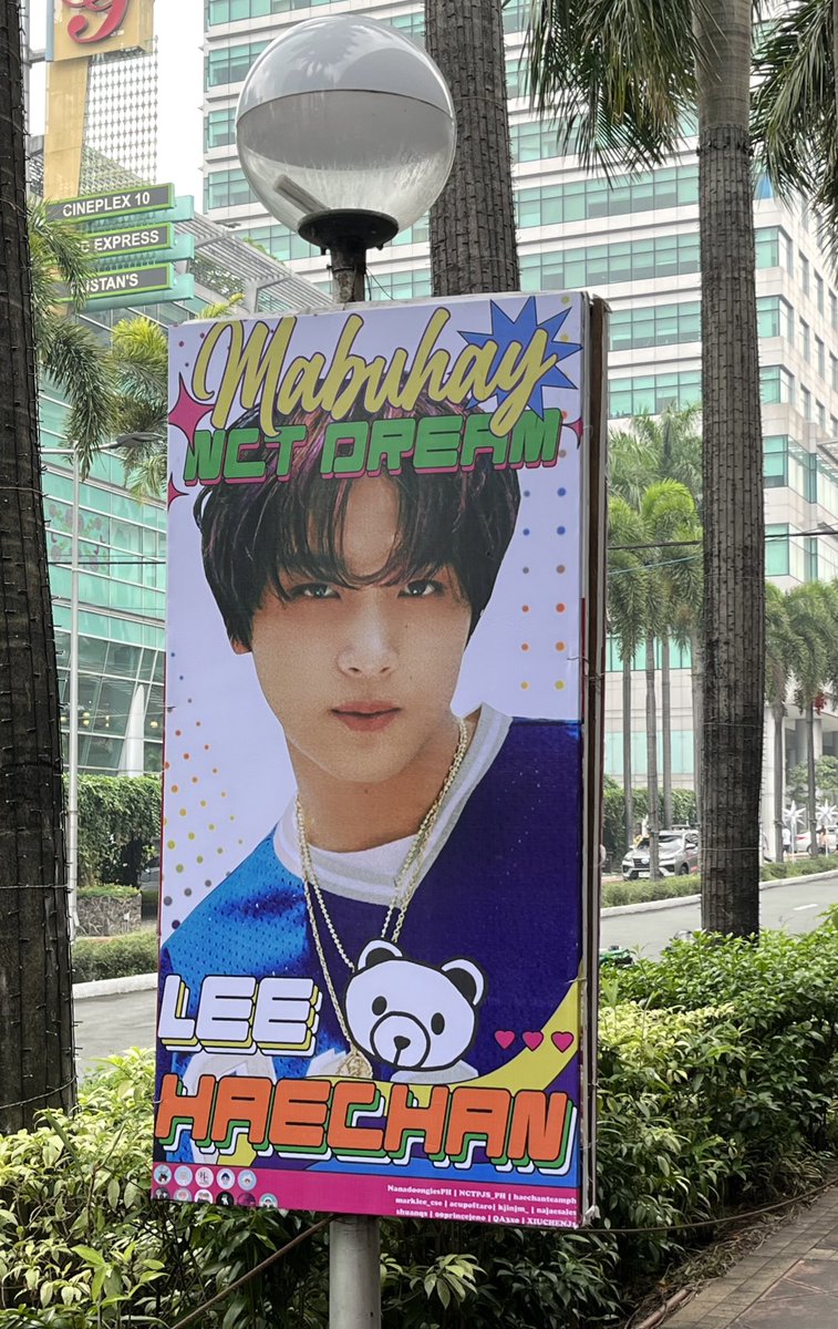 addtocaratzen's tweet photo. thankyou so much for the lamppost banners 💚

@haechanteamph @marklee_cse @NanadoongiesPH @NCTPJS_PH @QA3xo @acupoftaro @kjinjm_ @najaesales @shuanqs @XIUCHENJ1 @00princejeno 

#PoppingWithDREAM
#7DreamSugarPopstreet
#IPOPUMNL22 https://t.co/3XchV9Ta3i