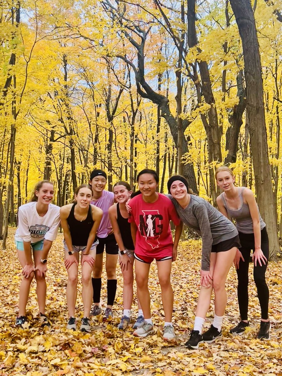 Both our boys and girls team survive another week and head on to Sectionals!!! A beautiful forest run to start the week off right. 🍁 <a href="/GBN_Athletics/">Glenbrook North High School Athletics</a>
