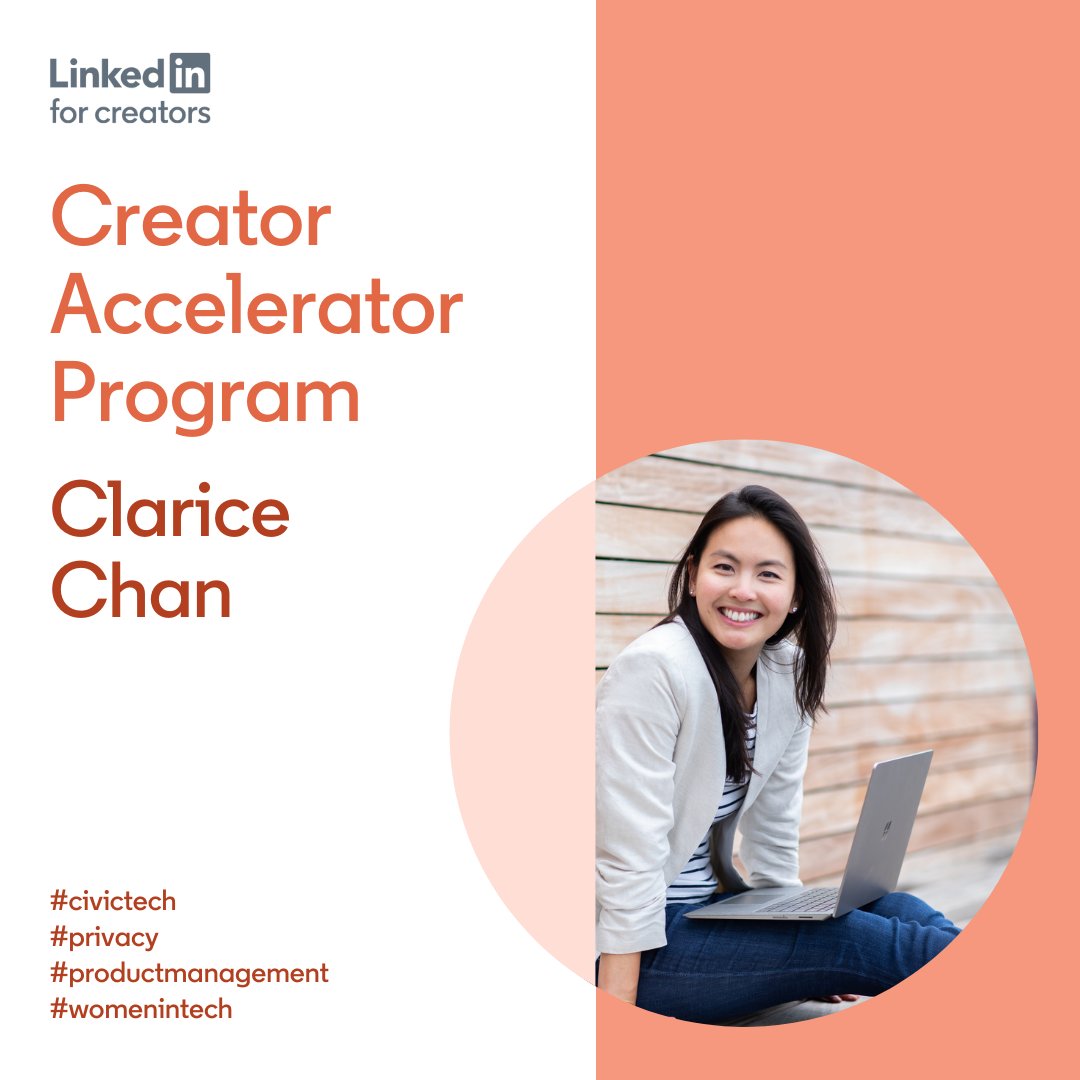 I'm on week 2 of my 6-week community building journey as a LinkedIn Creator Accelerator 🚀 Follow me on LinkedIn to hear my hot takes on product management, privacy, the Metaverse and more! 😎 #LICreatorAccelerator #LinkedIn #Influencer #Privacy