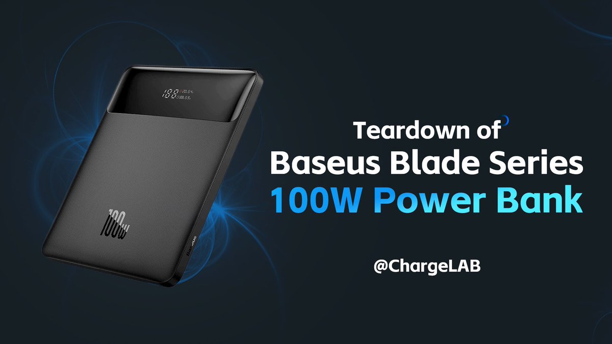chargerlab's tweet photo. Teardown of #Baseus 100W Slim Laptop Power Bank (Blade Series) @Baseus_Global 

🔗https://t.co/NwVqzdi7bI

#PowerBank #100WPowerBank #BaseusBlade https://t.co/xxMcmFjoWF