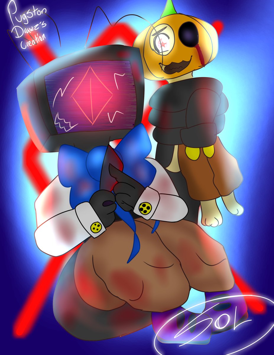 SpeedpaintBun's tweet photo. This is for one of my friends from school!
#TVMonster #monster #halloween2022 #pumpkin #pug #jackolantern #knife #bowtie #plugmonster #TVHead #Originalcharacter #OC #bunbunspeedpaintfurverse #bunbunspeedpaint #antenna #shoes #static #eye #blood #gore https://t.co/JeuktuN7e1