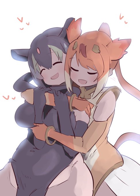 キンシコウとアイアイちゃんが仲良くしてるとこ見るのがすきです 