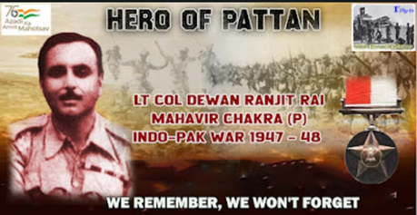 Rifa_e_Aam's tweet photo. Lt Col DR Rai led the troops in the battle to save #J&amp;K. His troops fought #PakArmy bravely despite being outnumbered &amp; defended #Pattan. Lt Col DR Rai made supreme sacrifice and was awarded #MVC. #ShauryaDiwas #SaviourofJ&amp;K #INDvPAK https://t.co/gkjAPQIzSZ