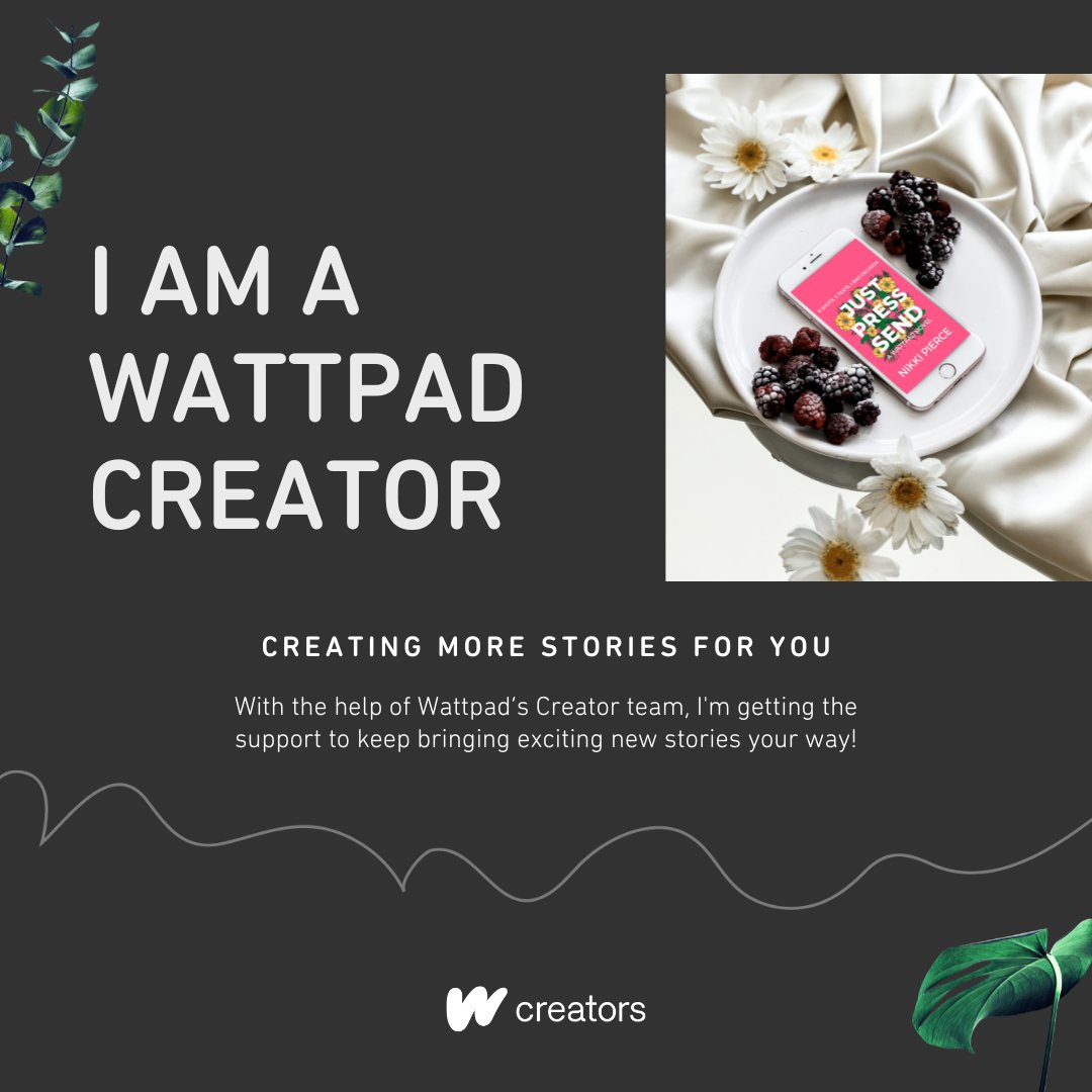 I’m excited to *officially* announce that I'm part of the Wattpad Creators Program! This new initiative will help to support writers, like me, to bring more stories to the world. 🥂

Thank you to my lovely readers for your support and to <a href="/wattpad/">Wattpad</a> for these opportunities!🧡