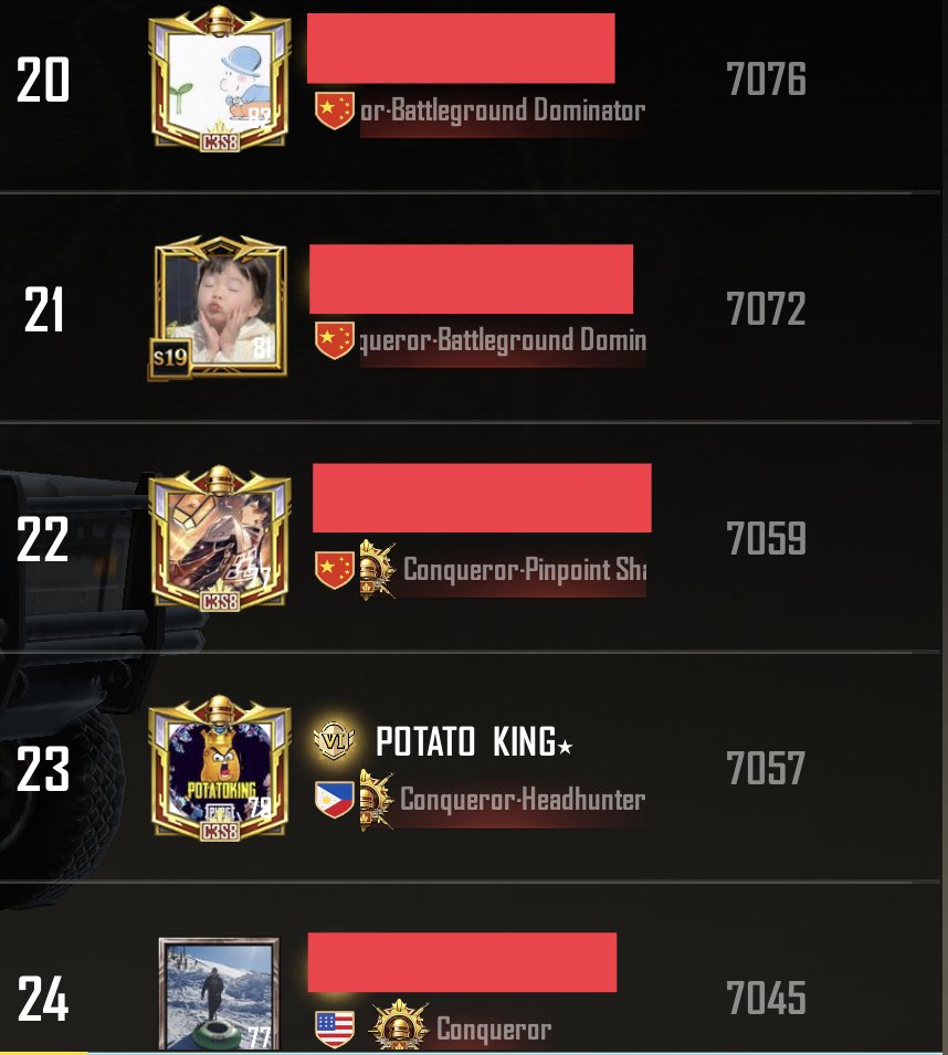 YajdGaming's tweet photo. Otw to top 20 leaderboards on @PUBGMOBILE https://t.co/aoLlMrNU7j
