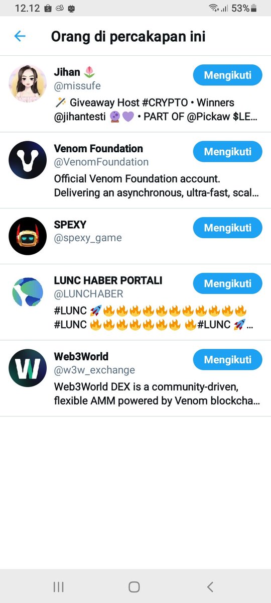 vanbigwin07x's tweet photo. @missufe @pitzwin @LUNCHABER @spexy_game @w3w_exchange @VenomFoundation https://t.co/c6MWo09kAU