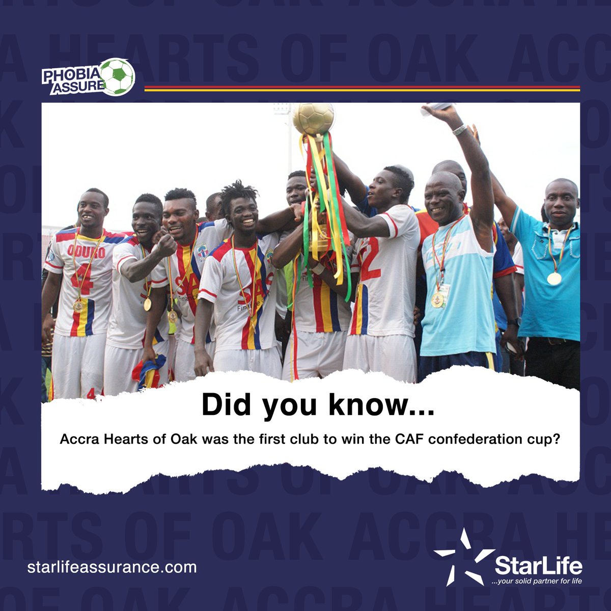 HeartsOfOakGH's tweet photo. 🔴🟡🔵 || PHOBIA ASSURE

Down memory lane with @Starlifegh.

NB: Buy your #PhobiaAssure policy from any @Starlifegh office nationwide. https://t.co/xK3uyx4WnT