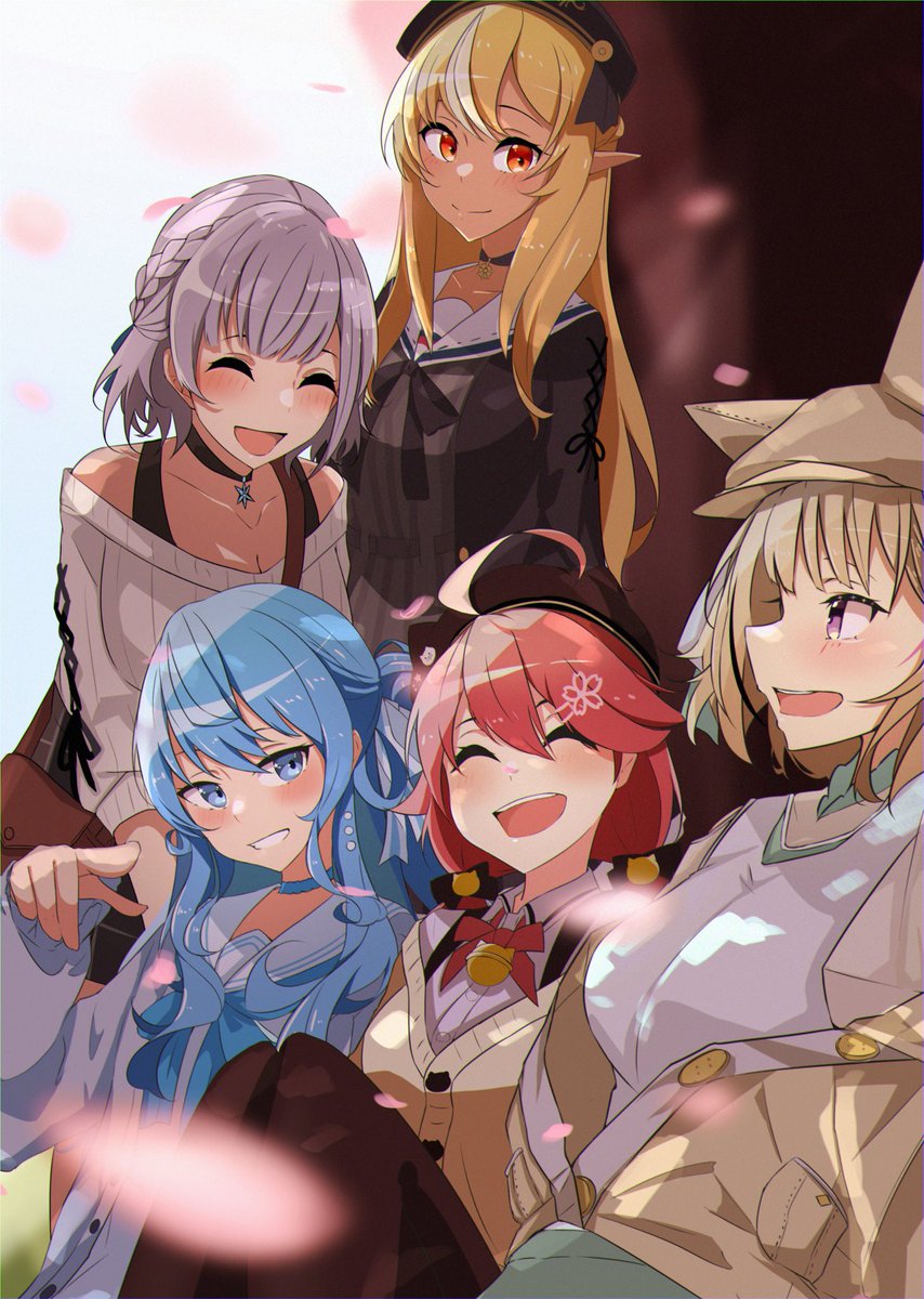 星街すいせい ,尾丸ポルカ ,さくらみこ ,不知火フレア ,白銀 星街すいせい ,尾丸ポルカ ,さくらみこ ,不知火フレア ,白銀