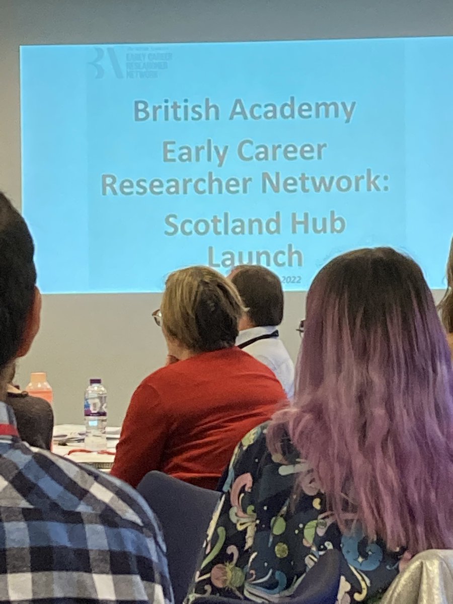Great to get lots of people in the room for the launch of our <a href="/BritishAcademy_/">The British Academy</a> ECR network for Scotland. Lots of great teamwork to get us here #TeamScotland
