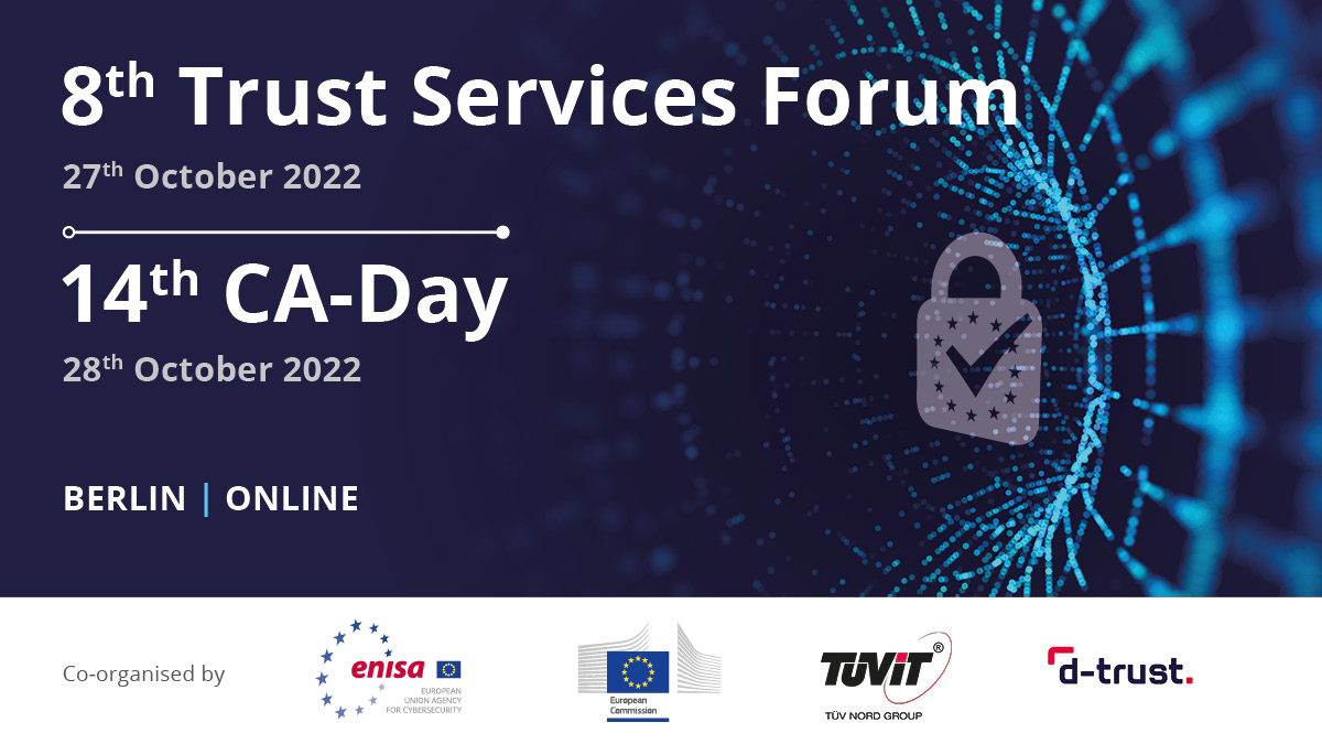 Only 2 days left for #ENISA's Trust Services Forum 2022! Join us to exchange good practices and experience and discuss about emerging issues related to trust services across Europe! Register here 👉europa.eu/!RgMVg6