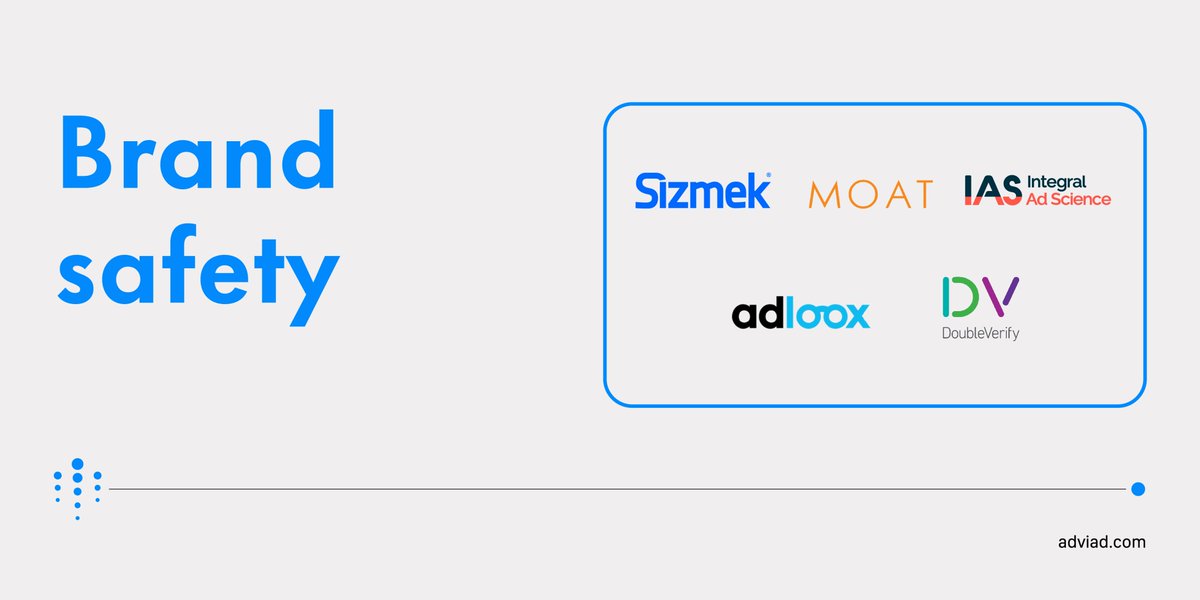 adviad_global's tweet photo. #Adviad offers you Brand Safety opportunities more than enough. You can choose your best brand safety tool and we will assist you with the best. https://t.co/VtJawmwNxC