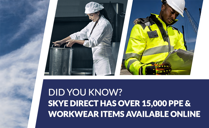DirectSkye's tweet photo. DID YOU KNOW?

@skyedirect has over 15,000 PPE &amp; Workwear items available online with discounted pricing.

To access this newly extended product range submit your interest today.
Click here: https://t.co/OeVdNgKjyp 

#skyedirect #ppe #workwear #businessupplies https://t.co/IfOT0IZn9u