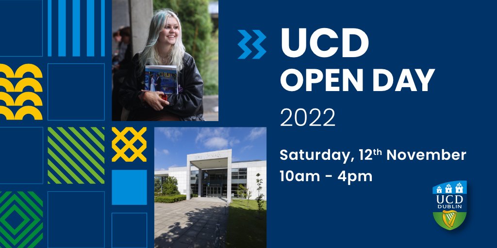 UCD Open Day 2022 is taking place on Saturday 12th November from 10am-4pm. Register at ucdopenday.ie and join us on the day to chat and hear talks about our undergraduate courses in Physiotherapy, Sport & Exercise Management and Health & Performance Science #ucdopenday