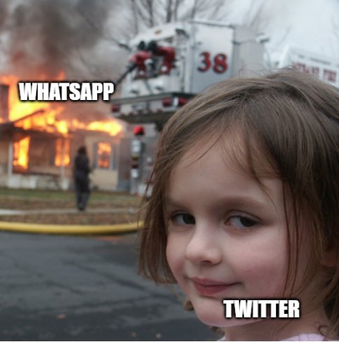 Lyricsabsolute9's tweet photo. WhatsApp down for few hours people come on twitter.

#WhatsApp #WhatsAppDown https://t.co/ZVq3vYZgiR