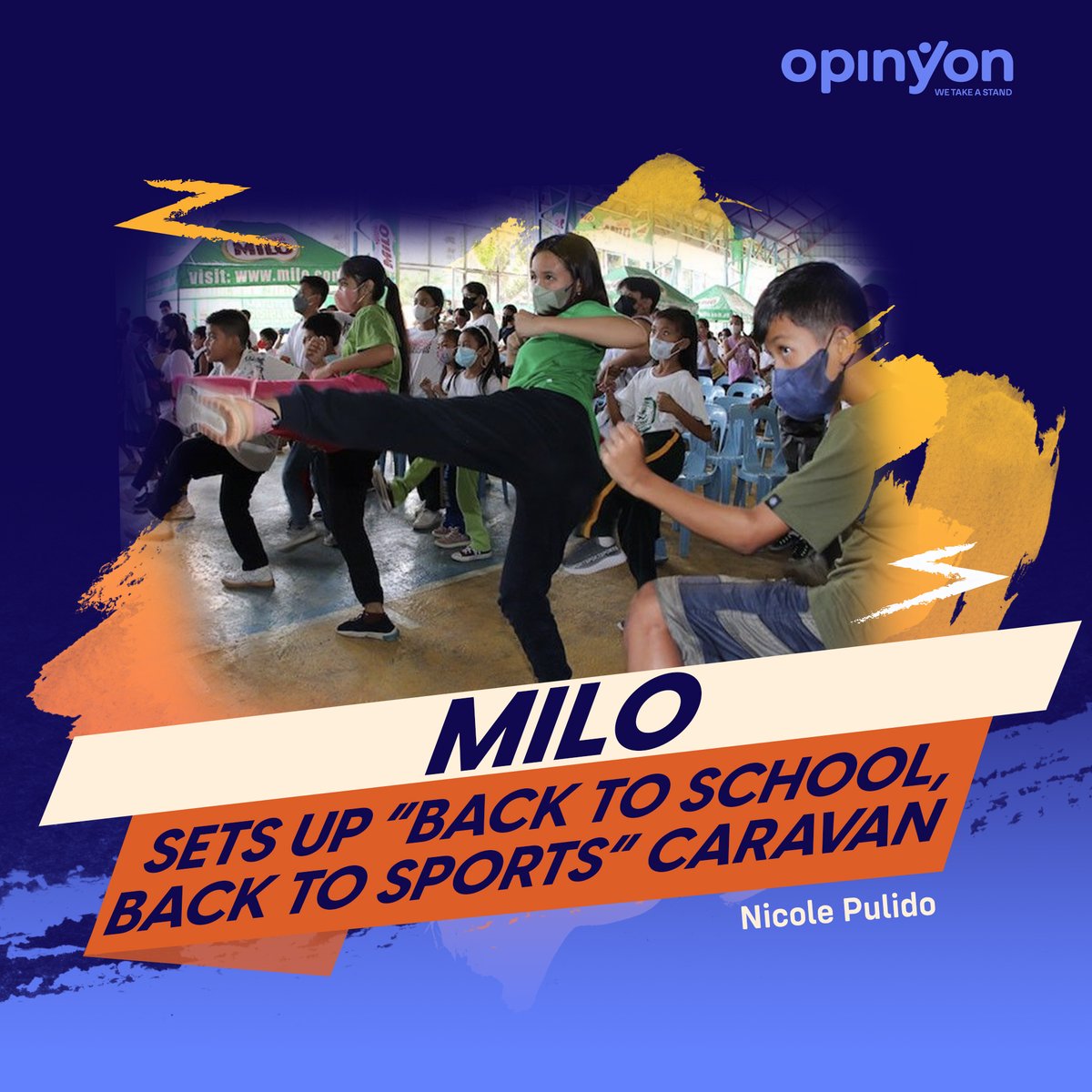 OpinYonNews's tweet photo. MILO continues legacy of building champions through their “Back to School, Back to Sports” program by teaching the basic of various sports
Read more
https://t.co/bDkHB9HqLR
#MILO, #sports, #athletes, #caravan, #BackToSchool, #BackToSports https://t.co/JnBKZQuoK2
